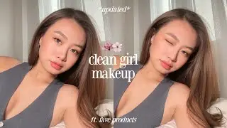 *updated* clean girl makeup ⊹♡‧ 🦢 ft. my fave products (minimal & good for daily!)