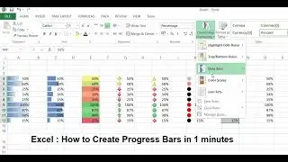 Excel : Create Progress Bars in 1 Minute | Easy Step-by-Step Guide