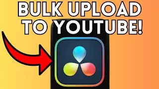 New! How To Bulk Upload To Youtube On Davinci Resolve (Full Guide) 2025!