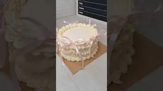 Торт с бантиками #cake #торт #shorts