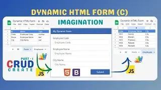 📰1. CRUD : Create Dynamic HTML Forms Using Google Apps Script