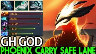 GH [Phoenix] Pure Cancer Phoenix Carry Safe Lane Close Game Dota 2
