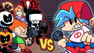 BOYFRIEND VS EVERYONE FOR THE LOVE OF GIRLFRIEND  - Friday Night Funkin Animation