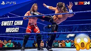 WWE 2K24 - Chris Jericho vs. Shawn Michaels - The Greatest Match Of All Time | PS5™ [4K60]