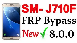 Samsung J7 2016 Sm j710f Frp Bypass