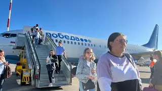 Полёт на Boeing 737-800 авиакомпании Победа|Кольцово(SVX)-Шереметьево(SVO)|DP6544