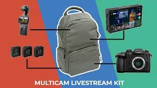 Multicam livestreaming kit in a backpack! // Magewell / RØDE / LUMIX / Brevité