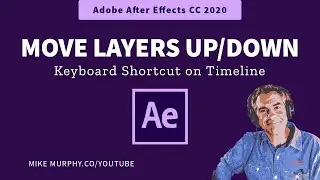 Adobe After Effects: How To Move Layers Up & Down in Timeline