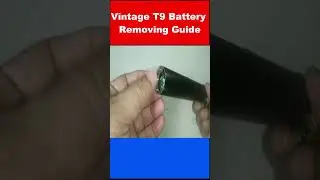 vintage t9 battery removing 