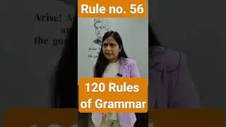 120 rules of grammar | Rule 56 Grammar Rules | Nimisha Bansal
