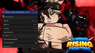 Anime Rising Fighting GUI Script | Auto Farm + Upgrades + Rank Up | Platinium Hub