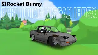 Rebuilding Nissan 180SX | FR Legends v.0.2.9 Custom Livery & Gameplay