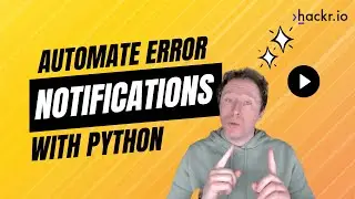 Automate Log Error Notifications with Python | Full Walkthrough