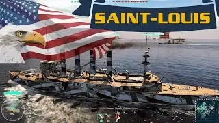World of Warships.SAINT-LOUIS отличный крейсер -