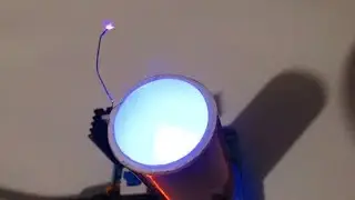 Mini Tesla coil testing #tesla #teslacoil