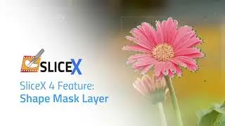 Cutting out a object from a clip with slicex shape mask layer