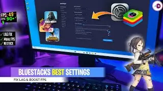 Bluestacks Best Settings For Low End PC | Lag Fix & FPS Boost | 2025 Guide Bluestacks 5 |