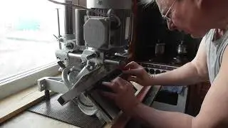 Снятие фасок на головке под углом(видео №189).