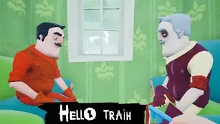HELLO NEIGHBOR - HELLO TRAIN MOD GAMEPLAY