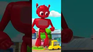 A dinosaur AND a robot? What is going on in Petport?! #morphle #cartoon #fyp