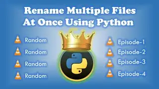 Rename multiple files at once using python
