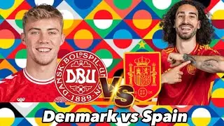 Denmark vs Spain UEFA Nations League 2024/25 Match Preview H2H Stats, Predictions, & Lineups