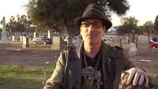 Girls and Corpses Magazine - Behind-The-Screams at a cemetery photo shoot by journalist Aron Ranen