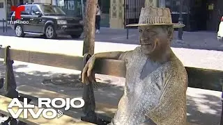 Vandalizan la estatua de Tite Curet Alonso en Puerto Rico