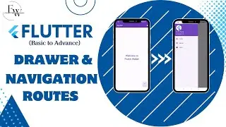Flutter Navigation Drawer | How To Navigate to New Screen to Another Screen | How to handle routes