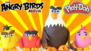 Play Doh Angry Birds movie surprise eggs on kids channel SanSanychTV / Энгри Бёрдс с сюрпризами