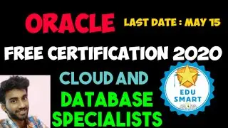 Oracle free certification 2020 || Database and cloud specialists