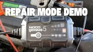 Noco Genius 5 review Demo battery repair mode fix restore batteries like a pro DIY low voltage CEL