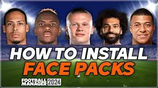 How To Install Face Packs In FM24 Mobile | Putting Real Faces On Your Players! 