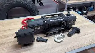 Лебедка автомобильная Master Winch A12000S 12V 5450 кг с синтетическим тросом IP67