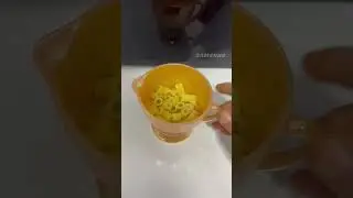 Gece acıkınca kendime 5 dakika da pratik lezzetli makarna yaptım 😍 