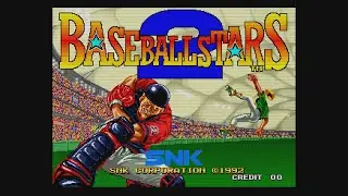 Baseball Stars 2 Arcade Attract Mode and Level 1 Intro