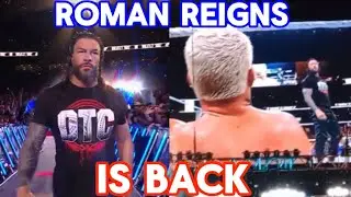 FAN REACTIONS TO ROMAN REIGNS RETURNING AT SUMMER SLAM 2024