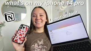 what's on my iphone + my notion tour 2023 💻