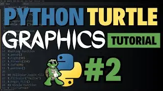 Python Turtle Graphics Tutorial | Functions Related to Colors part 2 