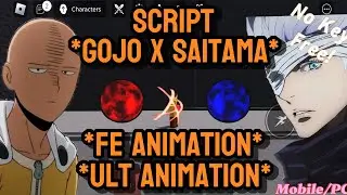 *NEW WORKS*💪Roblox Script Tsbg | Gojo x Saitama script | Gojo movesets | FE animation | mobile/PC🔵🔴🦀