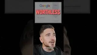 Your Data Analyst certificate is worthless