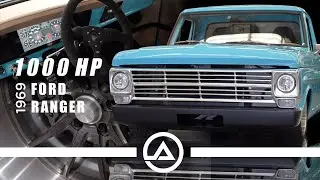 1000hp Procharged Ford F100 Shredding Tires