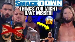 THINGS YOU MIGHT HAVE MISSED! WWE SMACKDOWN! BRAY WYATT TEASE? ROMAN REIGNS SOLVES THE USO PROBLEM!