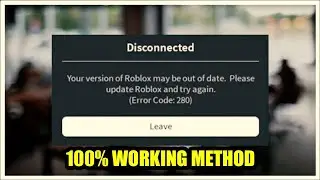 как исправить код ошибки 280 в роблоксе | Исправление кода ошибки Roblox 280
