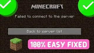 How to fix minecraft failed to connect to the server