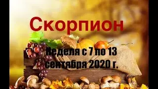 Скорпион. Таро-прогноз на неделю с 7 по 13 сентября 2020 г.