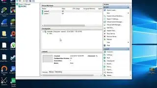 How to  enable hyper v and import an existing VM