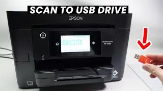 How to Scan to USB Drive on Epson WorkForce Pro WF-4820 and 4830