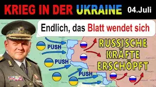 04.JULI: DURCHBRUCH - Ukrainer MACHEN GEWINNE bei LIMAN DIRECTION  | Ukraine-Krieg