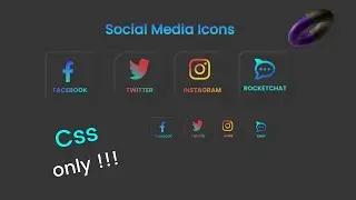 How to Create Menu Icons Hover Effect with HTML and CSS |  Tutorials